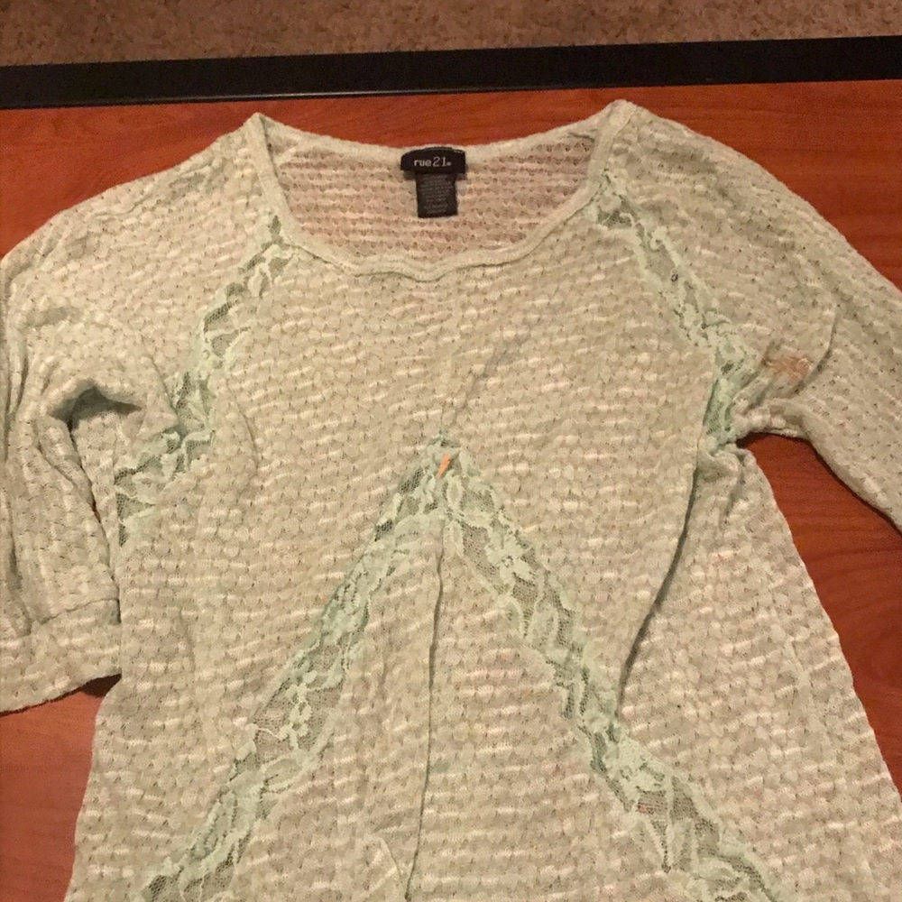 Rue 21 Blue Shirt